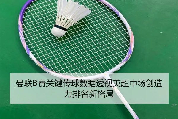 曼联B费关键传球数据透视英超中场创造力排名新格局